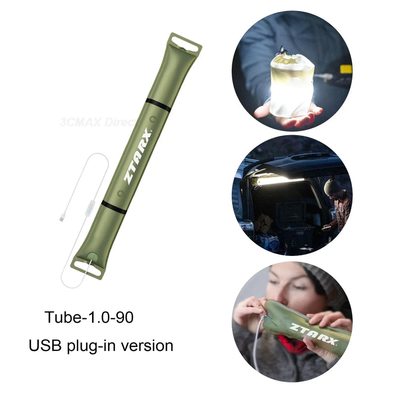 Opblaasbare Solar LED Buislamp - LumiGlow Pro