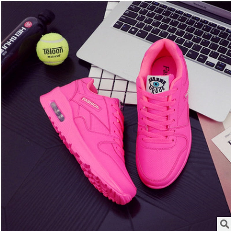 Stijlvolle Vegan Leren Dames Sneakers - Valencia