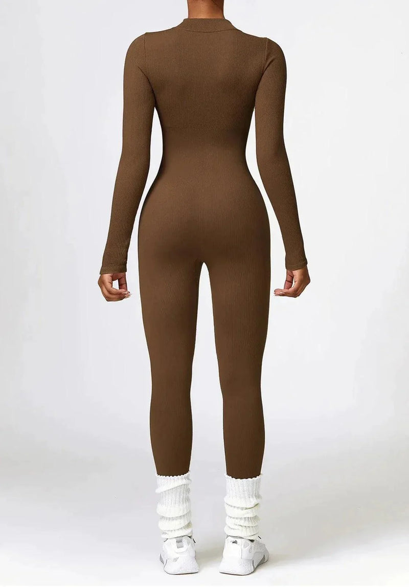Luxe Full-Body Romper met Lange Mouwen - Lisa