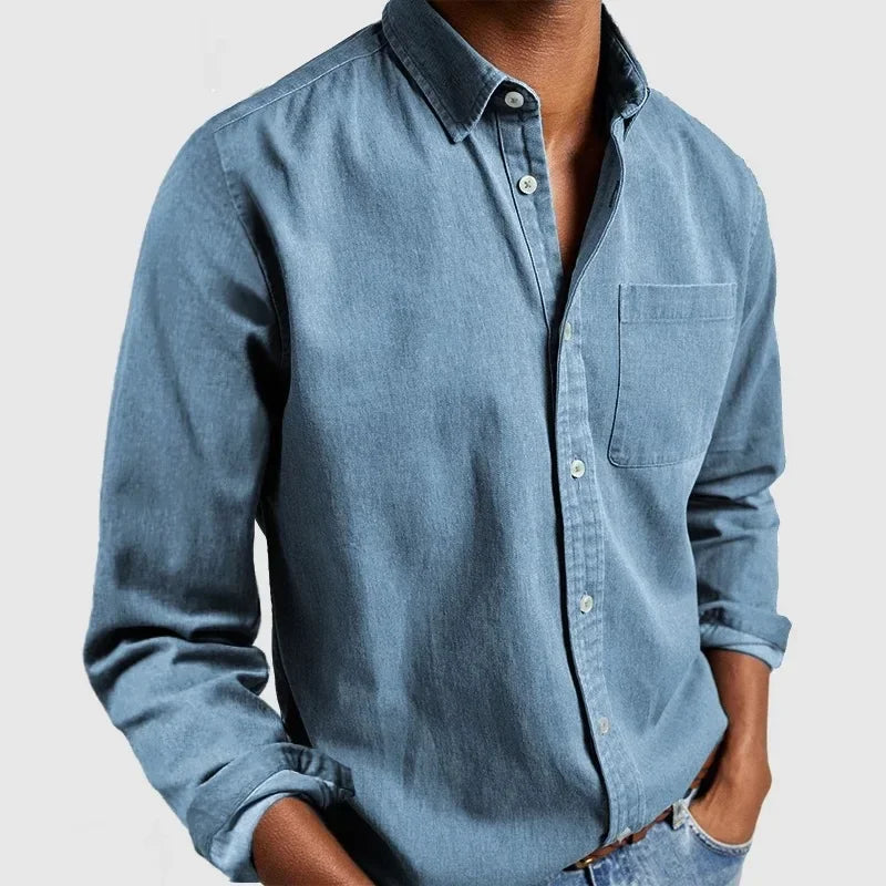 Los heren casual overhemd met moderne snit – Henrik