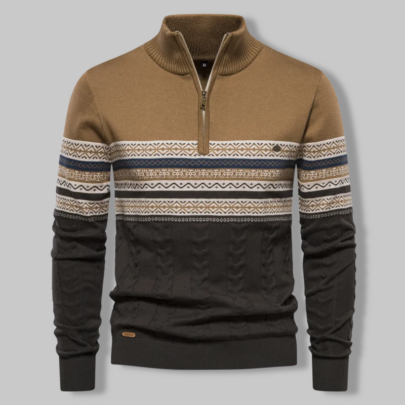 Gestreepte Zip Sweater - SummitZip