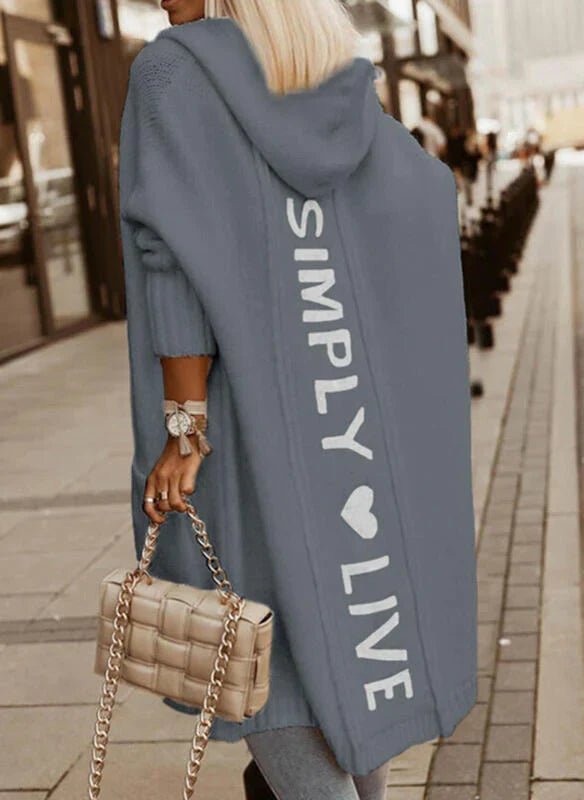 Trendy Oversized Damesvest - Amelie