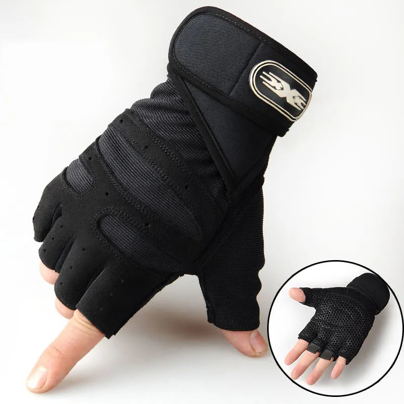 Schokbestendige en Ondersteunende Gym Handschoenen - FitFlex