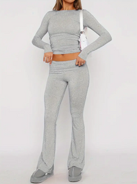 Comfortabele 2-Delige Flare Set – Nova