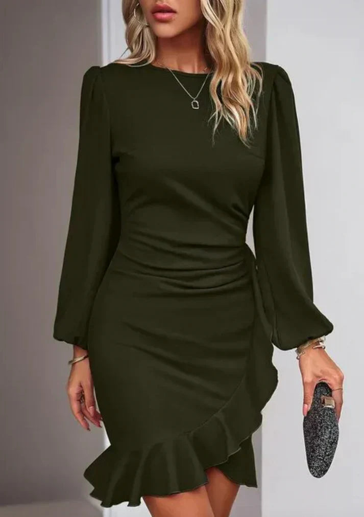 Stijlvolle Jurk met Lange Mouwen - Elise