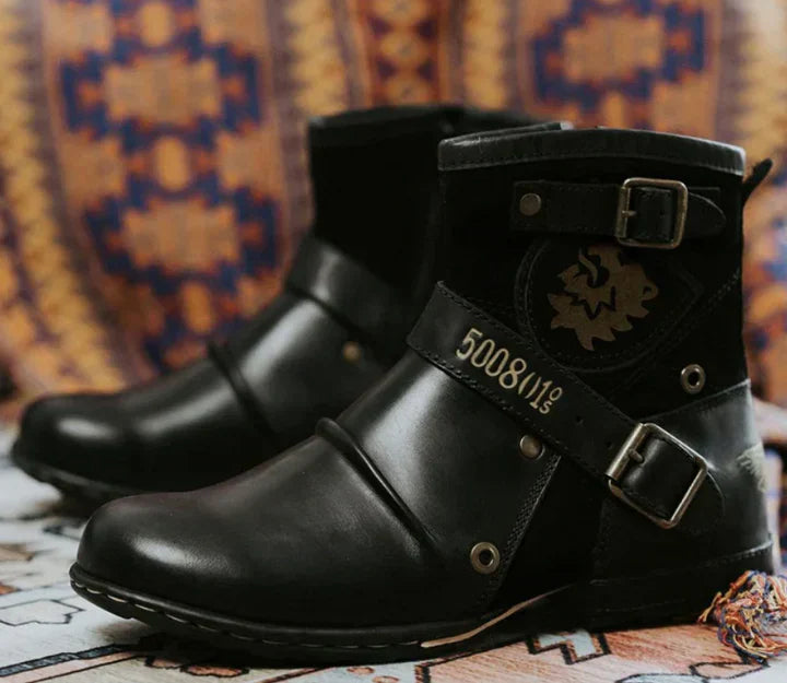 Luxe Herenlaarzen met Retro Charme - Elliot