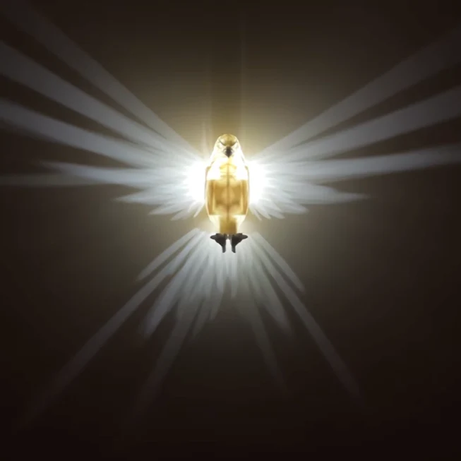 Verlichte Vleugels Wandlamp - LumaWings