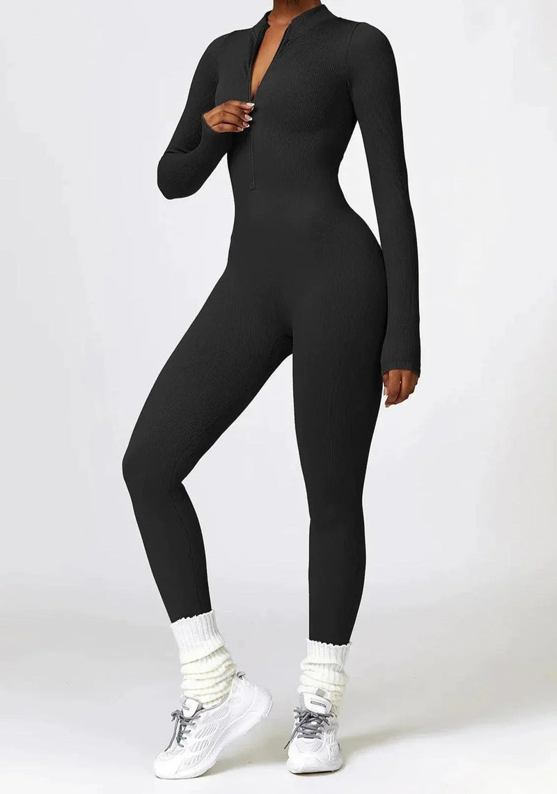 Luxe Full-Body Romper met Lange Mouwen - Lisa