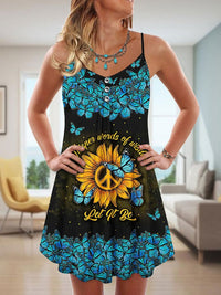 Mini Zomerjurk met Speelse Print - Celestine
