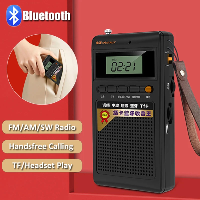 Draagbare Bluetooth Radio en MP3-speler - SoundPocket Mini