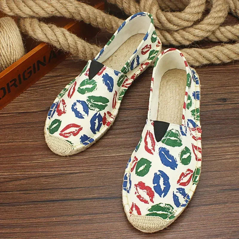 Heren Espadrille met Graffiti-Design – Elio