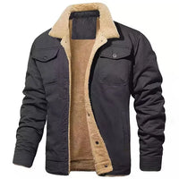 Heren Katoenfleece Bomberjack – Ewan