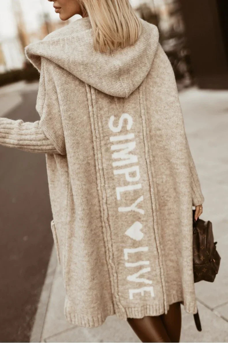 Trendy Oversized Damesvest - Amelie