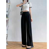 Casual Hoge Taille Damesbroek met Wijde Pijpen - Emilia