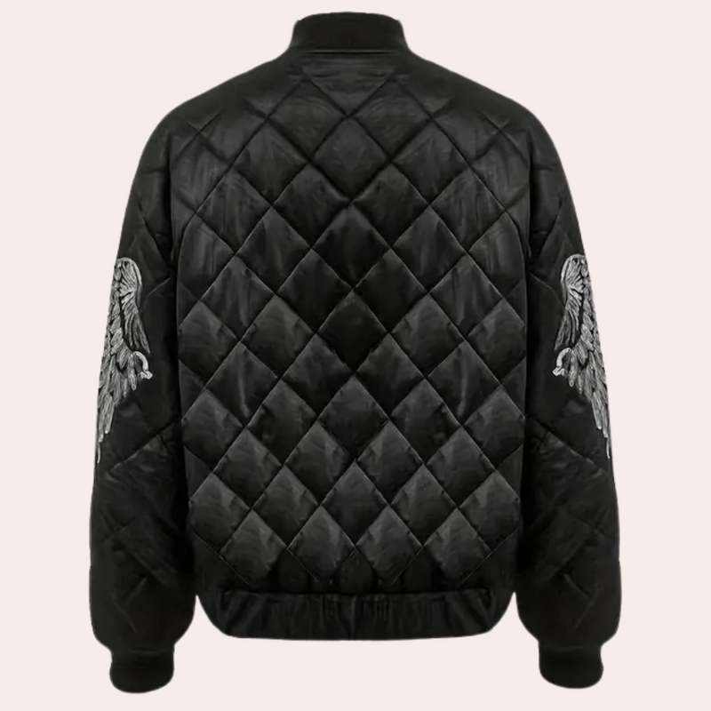 Trendy Zwarte Dames Bomberjack met Rits - Rivka