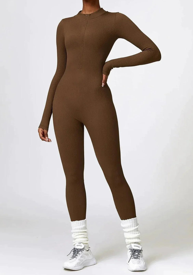 Luxe Full-Body Romper met Lange Mouwen - Lisa