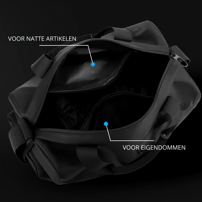 Waterdichte Sporttas met Schoenenvak - FlexBag Pro