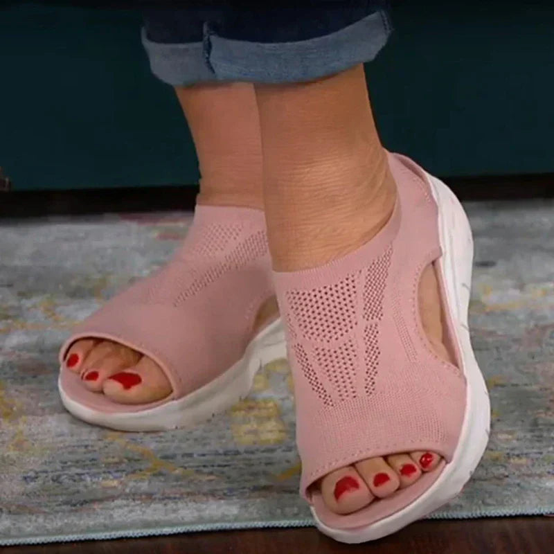 Mesh Plateausandalen voor Dames – Nova