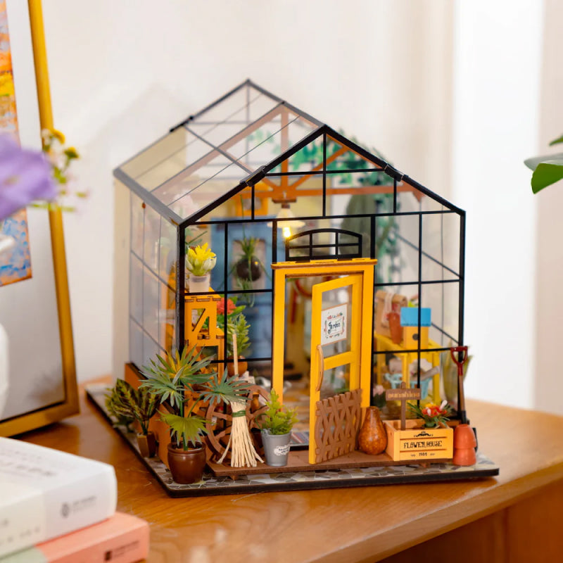 Miniatuur DIY Tuinhuis Bouwpakket – BloomHaus
