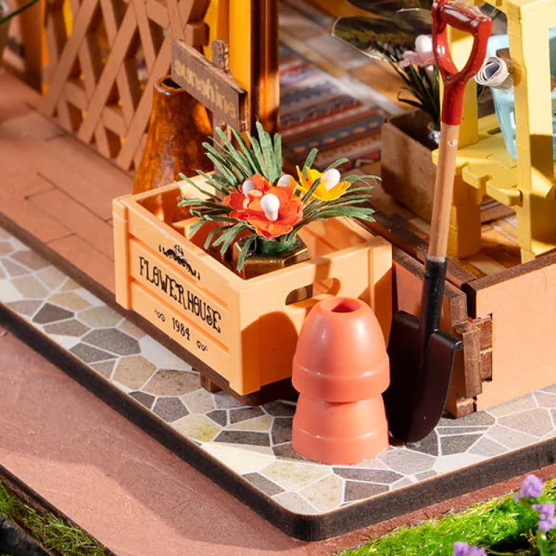 Miniatuur DIY Tuinhuis Bouwpakket – BloomHaus