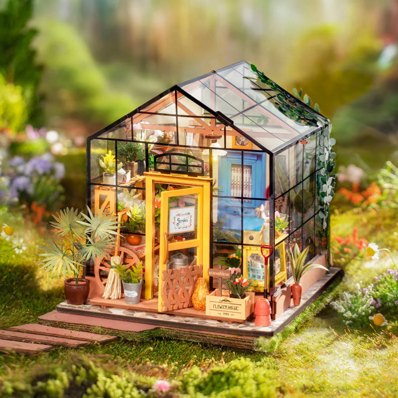 Miniatuur DIY Tuinhuis Bouwpakket – BloomHaus