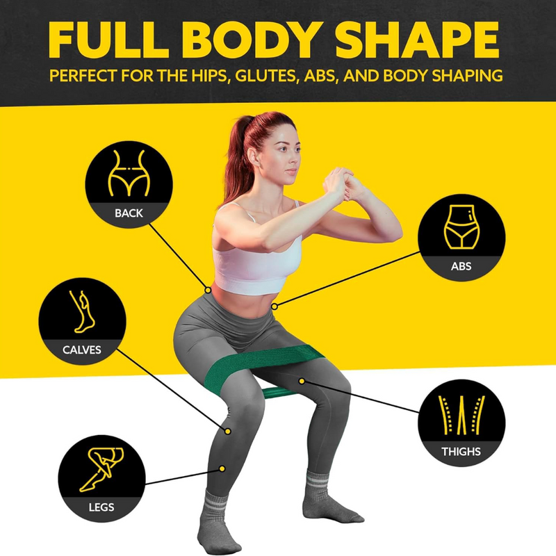 Fabric Resistance Bands voor Benen – Ultimate Workout Bands