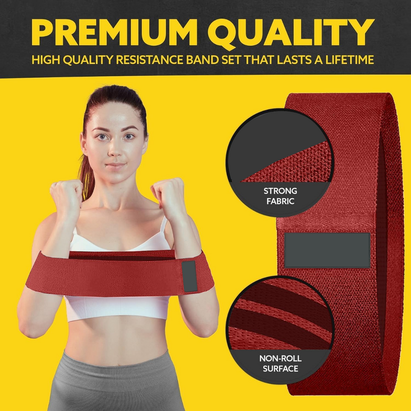 Fabric Resistance Bands voor Benen – Ultimate Workout Bands