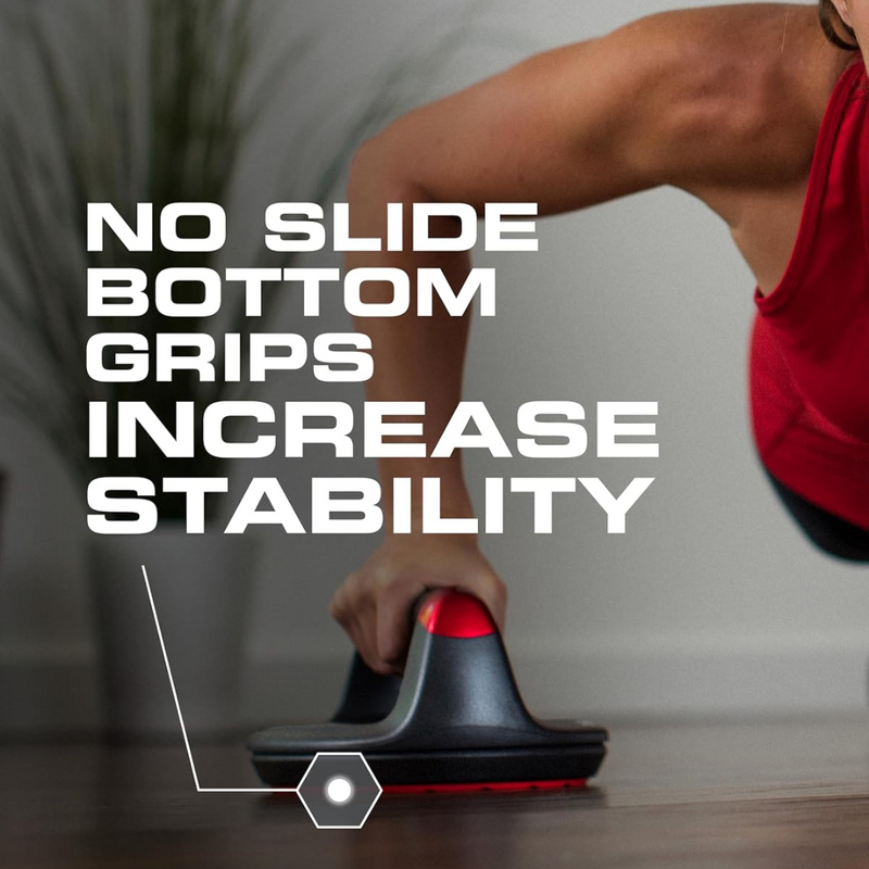 Draaiende Push-Up Bars met Ergonomisch Handvat – Ondersteunt 180 Kg