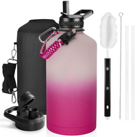Geïsoleerde Waterfles – Lekvrij & BPA-vrij met Paracord Handvat