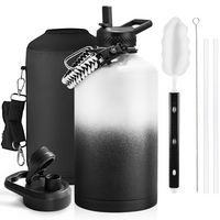 Geïsoleerde Waterfles – Lekvrij & BPA-vrij met Paracord Handvat