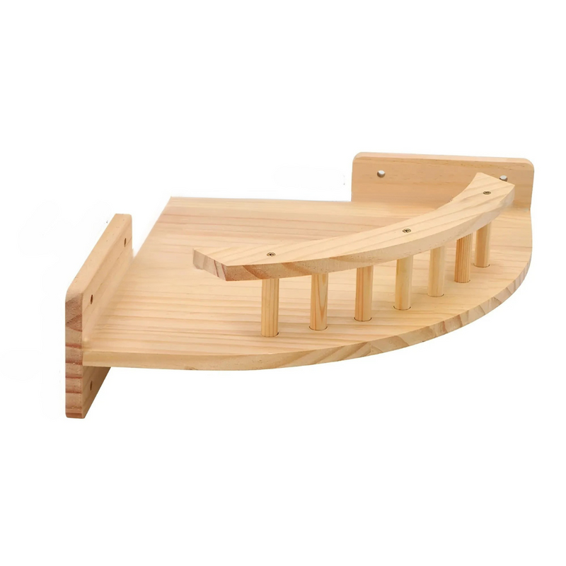 Wandklimplank voor Katten met Krabpaal - ClimbPaws