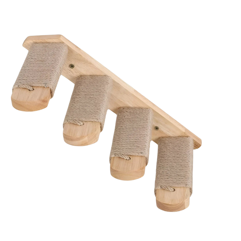 Wandklimplank voor Katten met Krabpaal - ClimbPaws