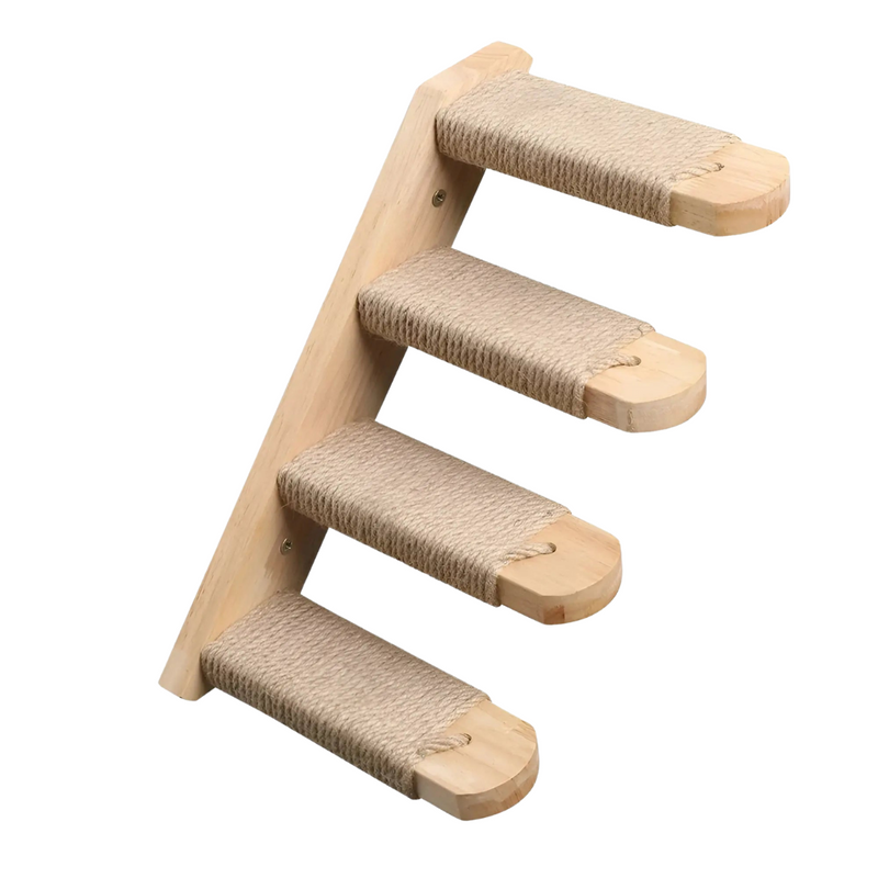 Wandklimplank voor Katten met Krabpaal - ClimbPaws