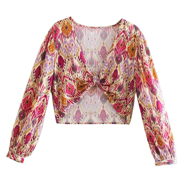 Vardi Dante™ Jillian Geknoopte Skort | Levendig & Hoge Taille