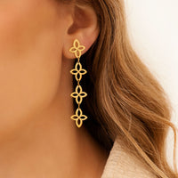 Vardi Dante™ kolczyki w kształcie wianka z kwiatów | Vintage i szykowne