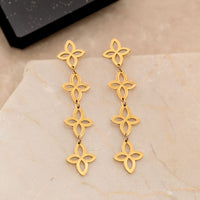 Vardi Dante™ kolczyki w kształcie wianka z kwiatów | Vintage i szykowne