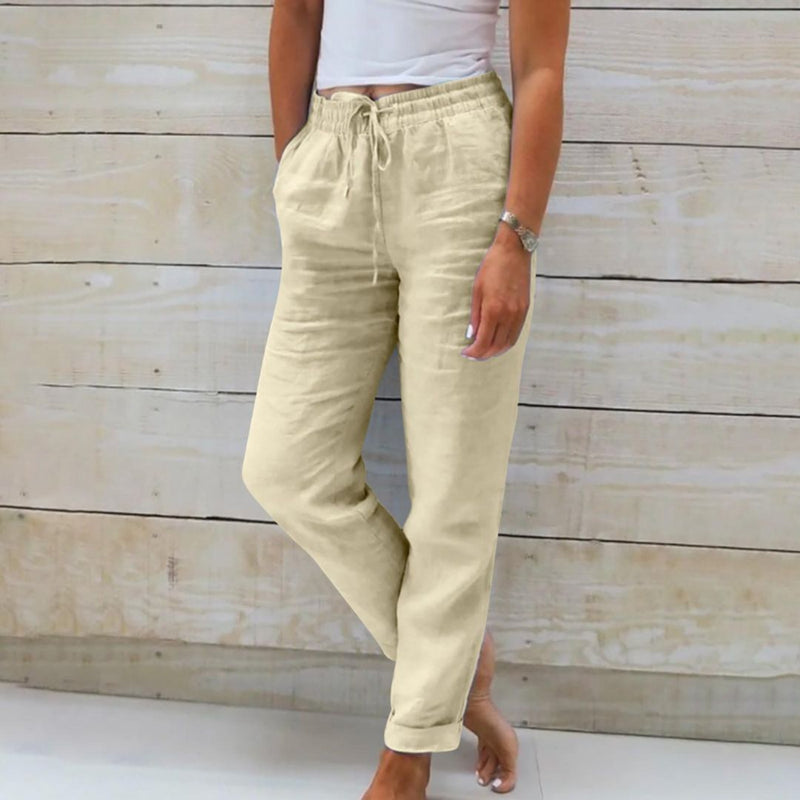 Vardi Dante™ Nina Linnen Broek | Stijlvol & Ademend