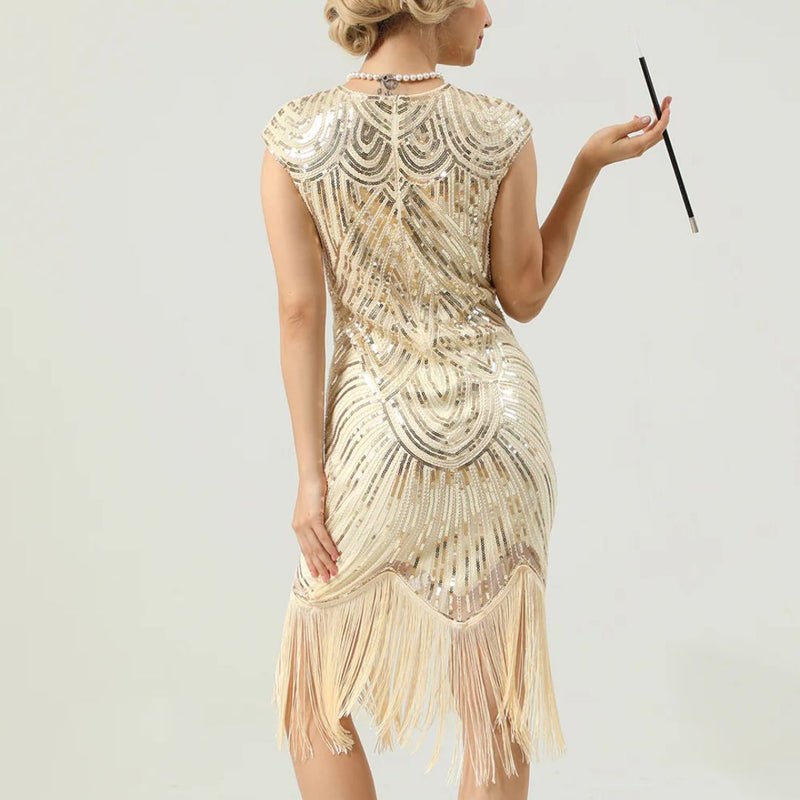 Vardi Dante™ Carmi Glitterjurk | Gatsby-stijl & Klassiek