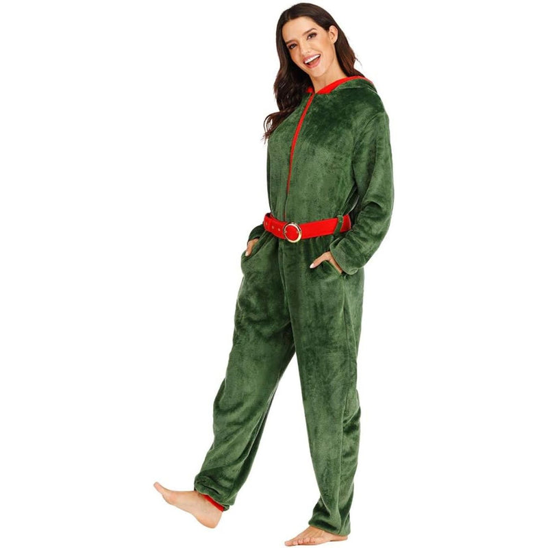 Groene Elf Onesie voor Dames - ElfChic