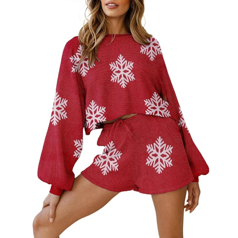Casual Kerst Gebreide Pyjama - Noah
