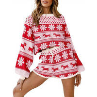 Casual Kerst Gebreide Pyjama - Noah