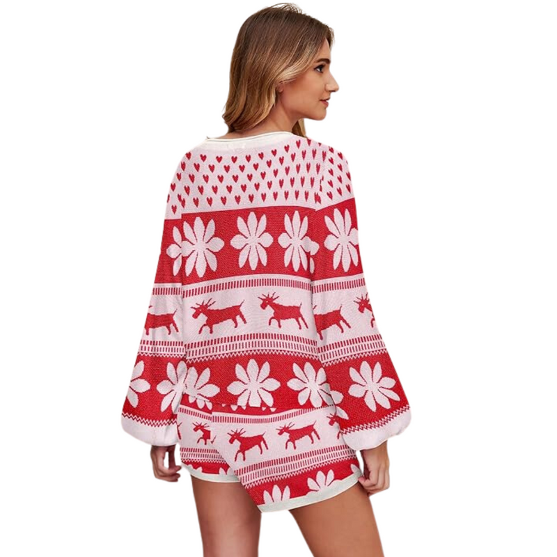 Casual Kerst Gebreide Pyjama - Noah
