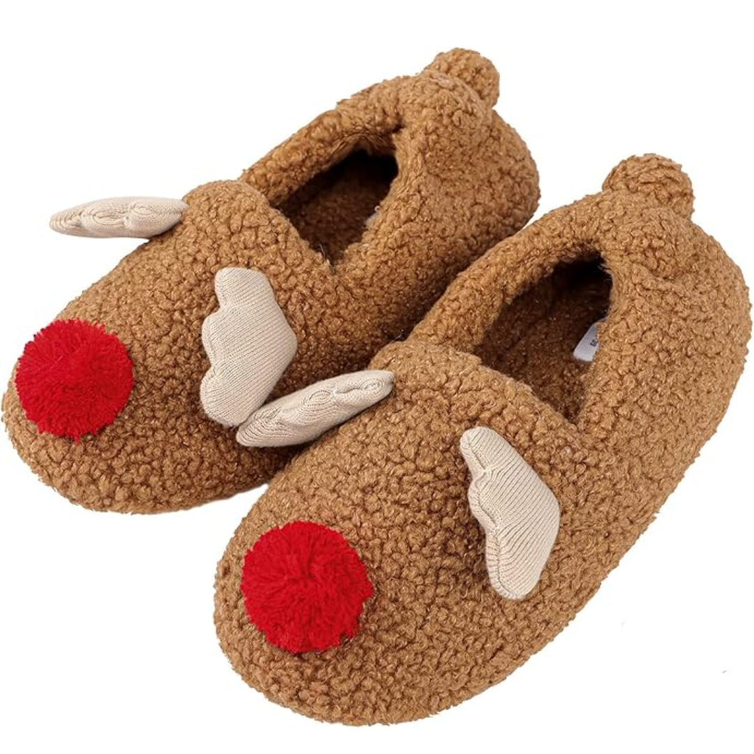 Zachte Fleece Pantoffels met Cartoon Design - Emma