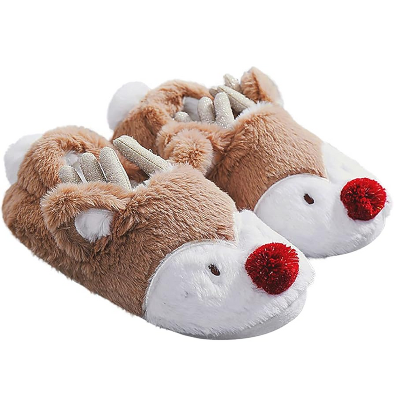 Zachte Fleece Pantoffels met Cartoon Design - Emma