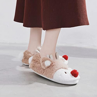 Zachte Fleece Pantoffels met Cartoon Design - Emma
