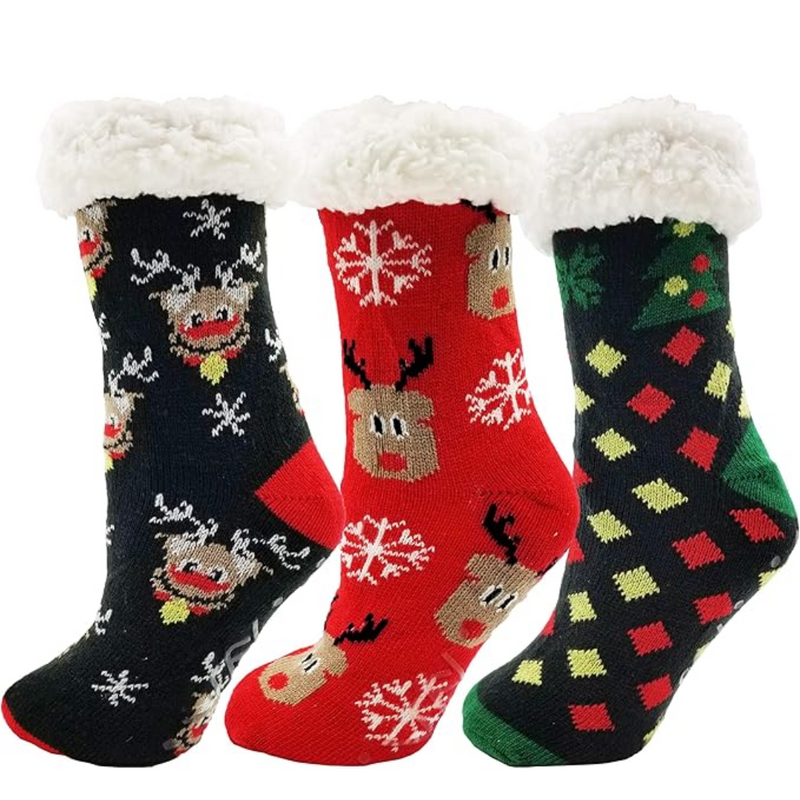 3 Paar Sherpa Slof Sokken - WinterWarm