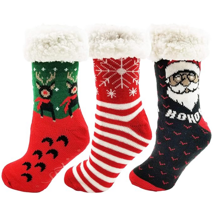 3 Paar Sherpa Slof Sokken - WinterWarm