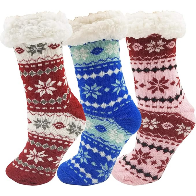 3 Paar Sherpa Slof Sokken - WinterWarm