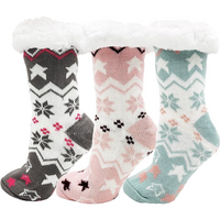 3 Paar Sherpa Slof Sokken - WinterWarm