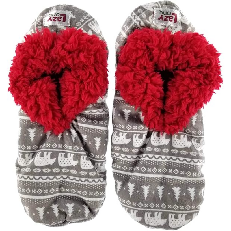 Dames Fleece Kerst Slof Sokken - HollyWarm